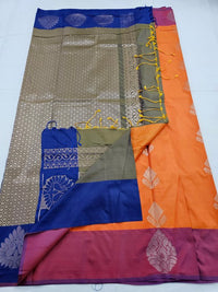 Kanchipuram Blended Trendy Fancy Silk Saree 076
