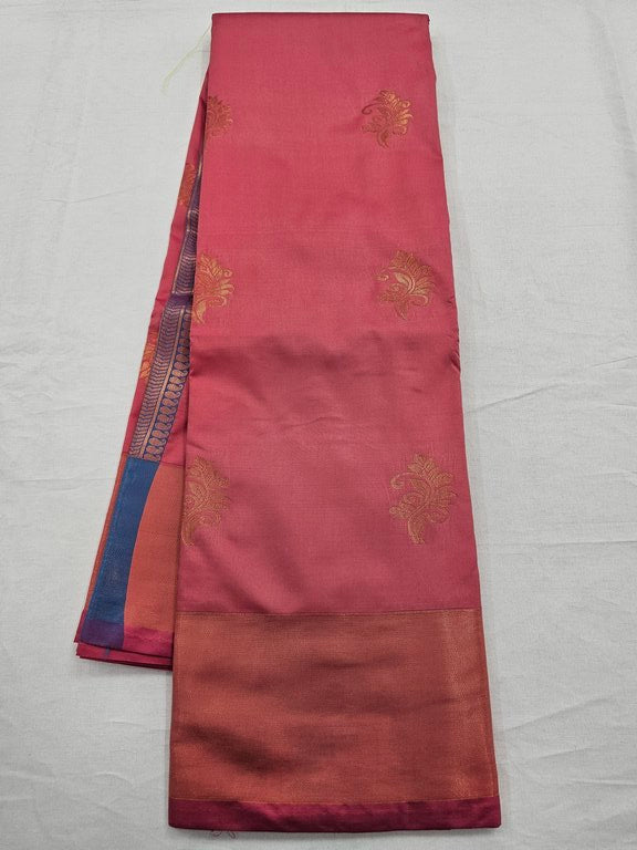 Kanchipuram Blended Trendy Fancy Silk Saree 078