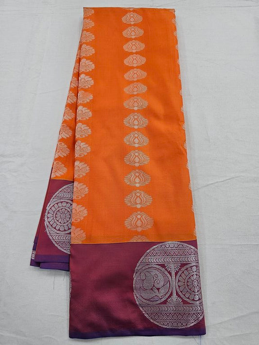 Kanchipuram Blended Trendy Fancy Silk Saree 080