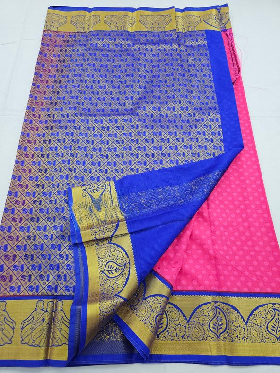 Kanchipuram Blended Trendy Fancy Silk Saree 081
