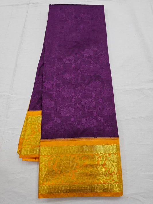 Kanchipuram Blended Trendy Fancy Silk Saree 082