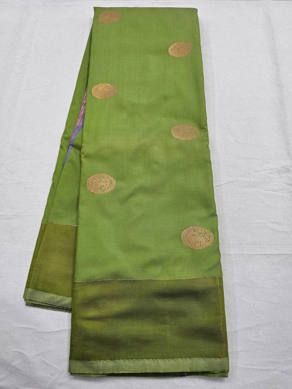 Kanchipuram Blended Trendy Fancy Silk Saree 085