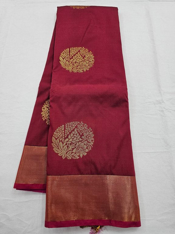 Kanchipuram Blended Trendy Fancy Silk Saree 087