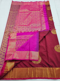 Kanchipuram Blended Trendy Fancy Silk Saree 087