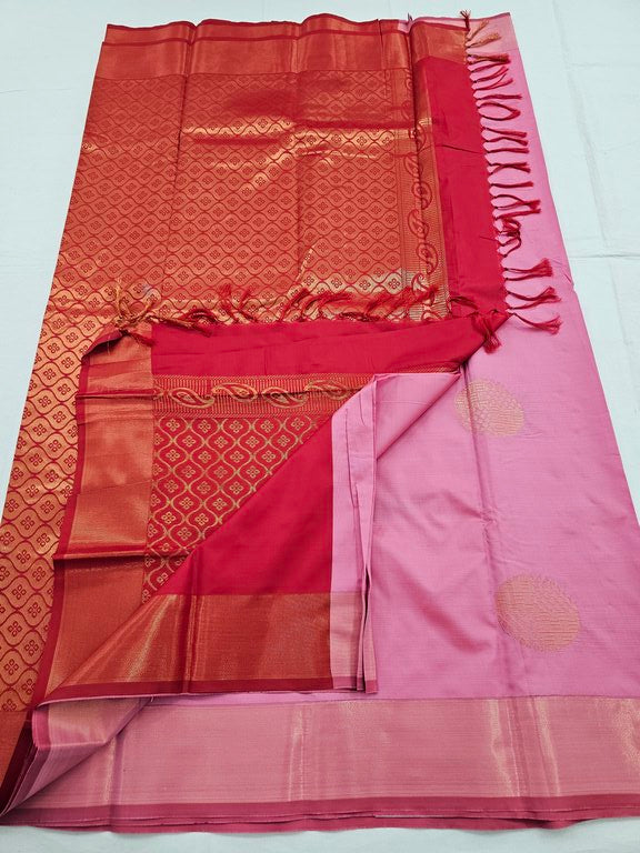Kanchipuram Blended Trendy Fancy Silk Saree 088