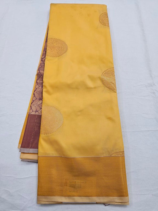 Kanchipuram Blended Trendy Fancy Silk Saree 091