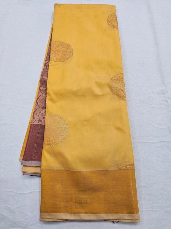 Kanchipuram Blended Trendy Fancy Silk Saree 091