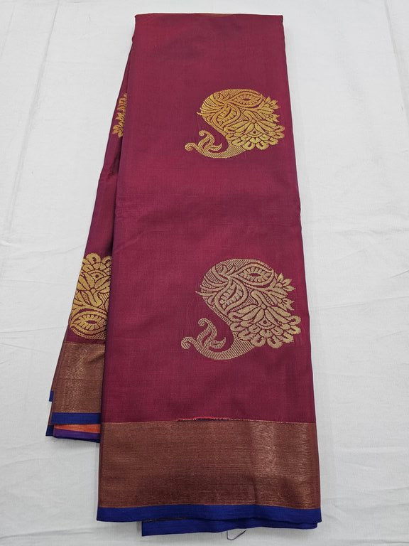 Kanchipuram Blended Trendy Fancy Silk Saree 097