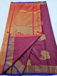 Kanchipuram Blended Trendy Fancy Silk Saree 097