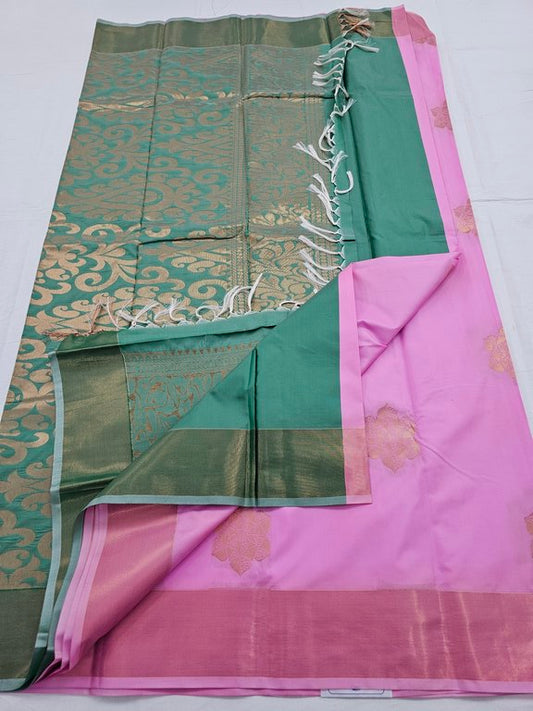 Kanchipuram Blended Trendy Fancy Silk Saree 098