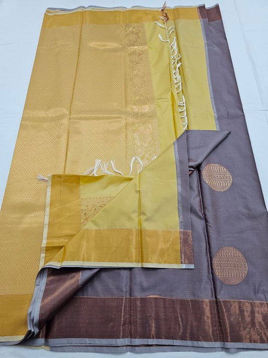 Kanchipuram Blended Trendy Fancy Silk Saree 102