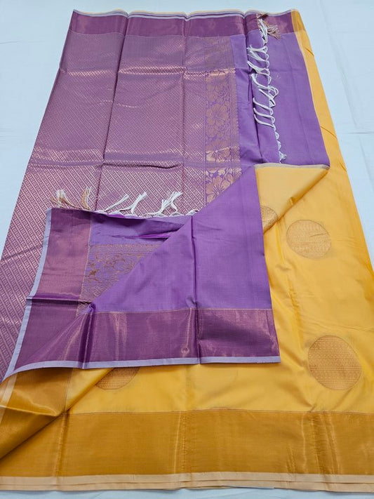 Kanchipuram Blended Trendy Fancy Silk Saree 108