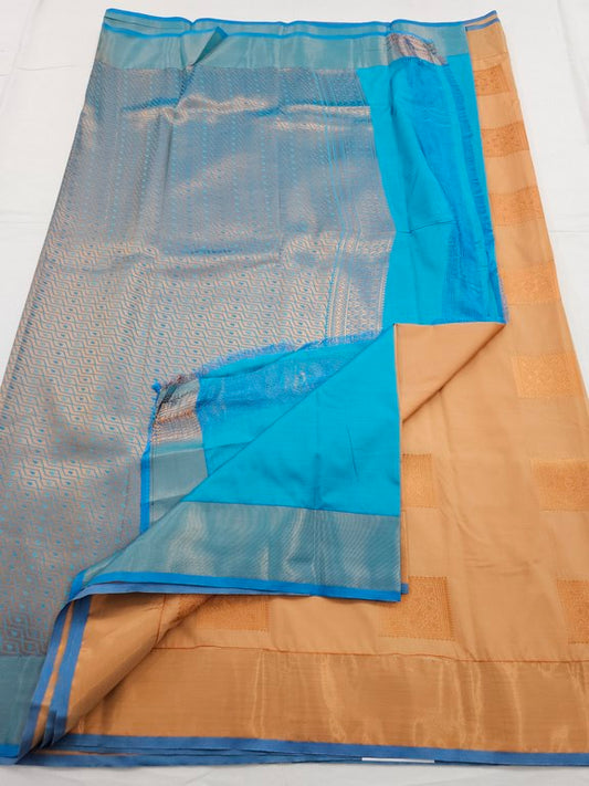 Kanchipuram Blended Trendy Fancy Silk Saree 110