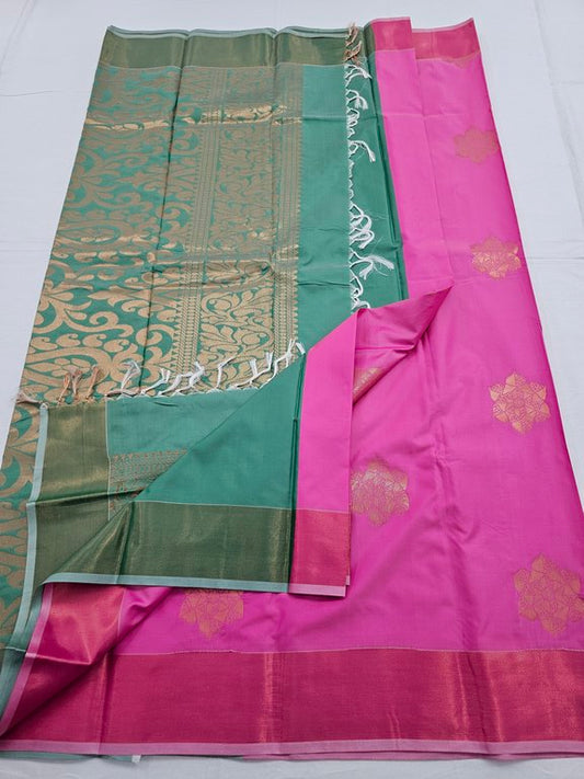 Kanchipuram Blended Trendy Fancy Silk Saree 112