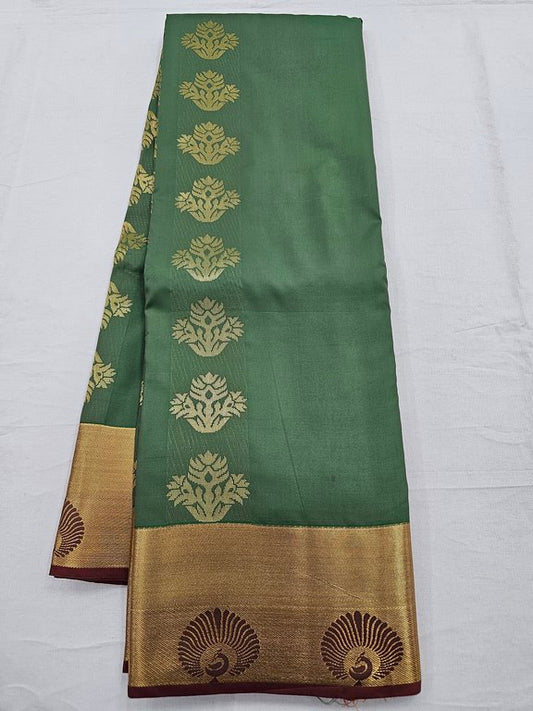 Kanchipuram Blended Trendy Fancy Silk Saree 113