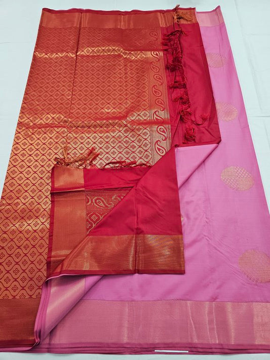 Kanchipuram Blended Trendy Fancy Silk Saree 114
