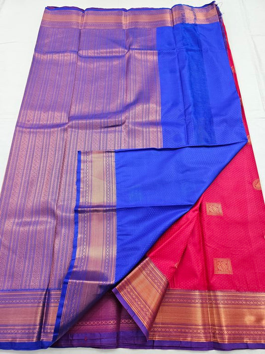 Kanchipuram Blended Trendy Fancy Silk Saree 118