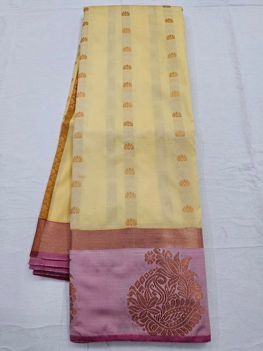 Kanchipuram Blended Trendy Fancy Silk Saree 124