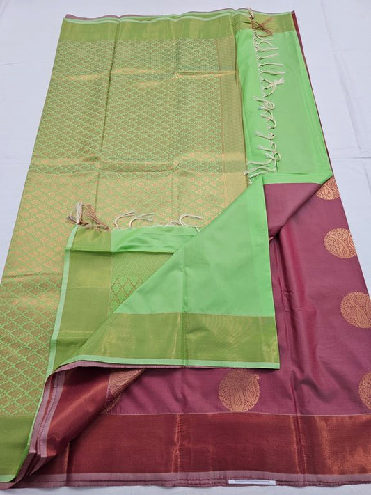 Kanchipuram Blended Trendy Fancy Silk Saree 125