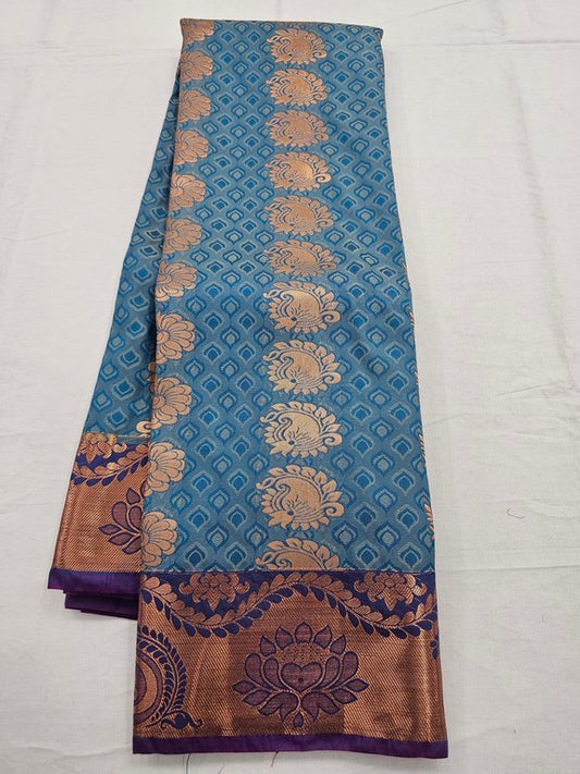 Kanchipuram Blended Trendy Fancy Silk Saree 126