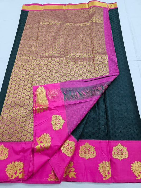Kanchipuram Blended Trendy Fancy Silk Saree 131