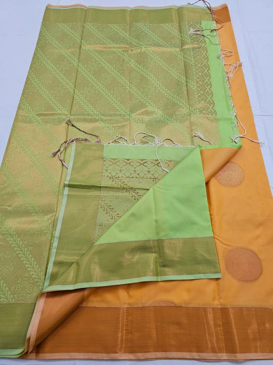 Kanchipuram Blended Trendy Fancy Silk Saree 133