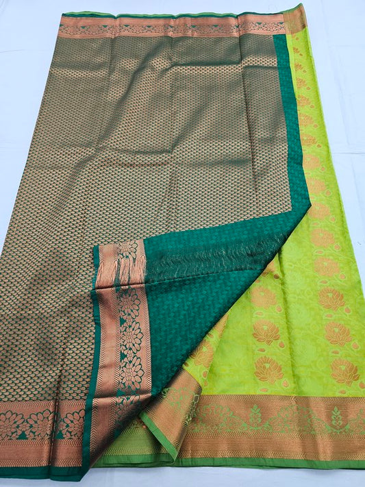 Kanchipuram Blended Trendy Fancy Silk Saree 138