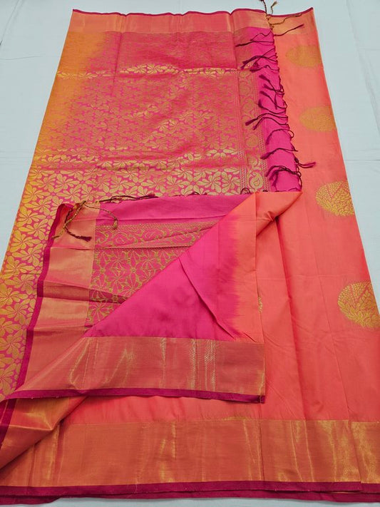 Kanchipuram Blended Trendy Fancy Silk Saree 139
