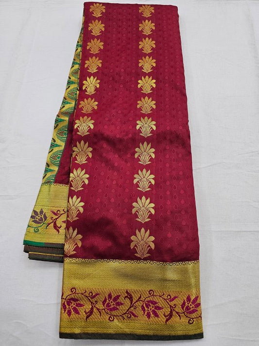 Kanchipuram Blended Trendy Fancy Silk Saree 140