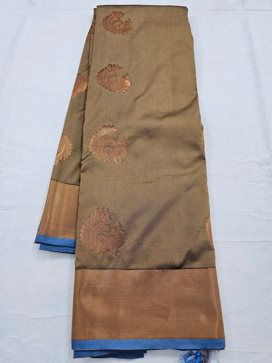 Kanchipuram Blended Trendy Fancy Silk Saree 141