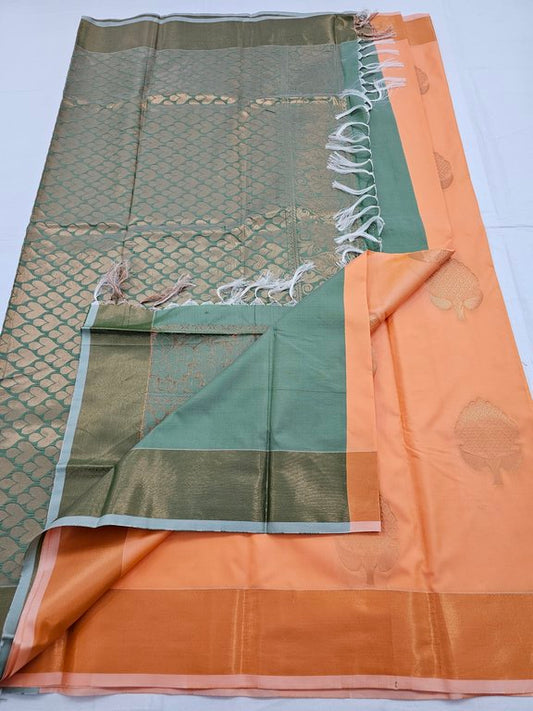 Kanchipuram Blended Trendy Fancy Silk Saree 144