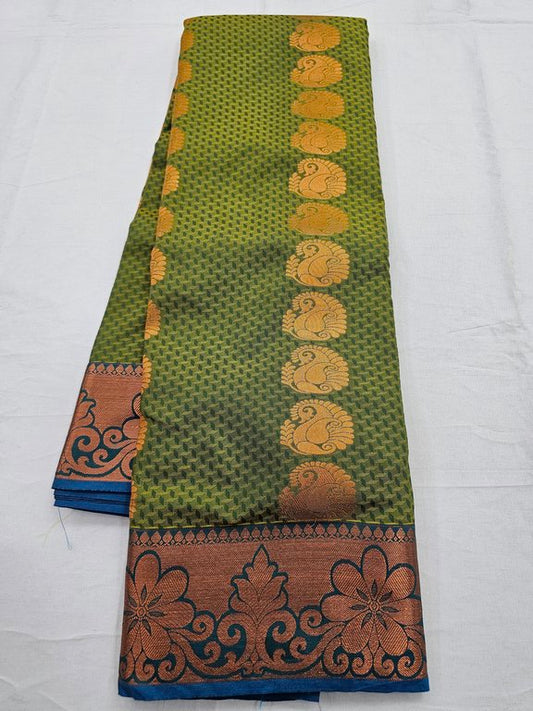Kanchipuram Blended Trendy Fancy Silk Saree 145