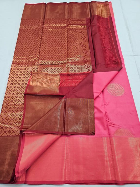 Kanchipuram Blended Trendy Fancy Silk Saree 146