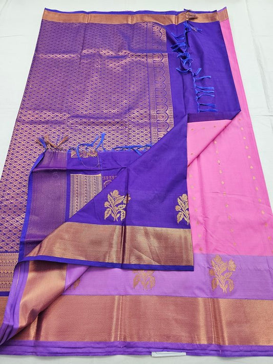 Kanchipuram Blended Trendy Fancy Silk Saree 148