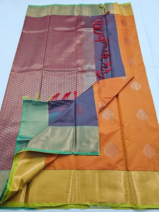 Kanchipuram Blended Trendy Fancy Silk Saree 149