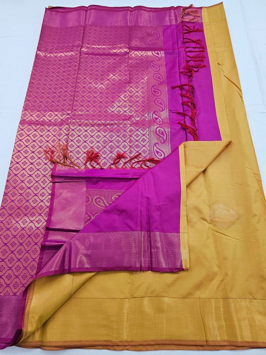 Kanchipuram Blended Trendy Fancy Silk Saree 152