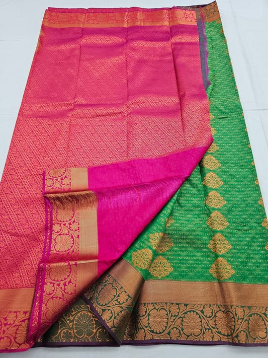 Kanchipuram Blended Trendy Fancy Silk Saree 158