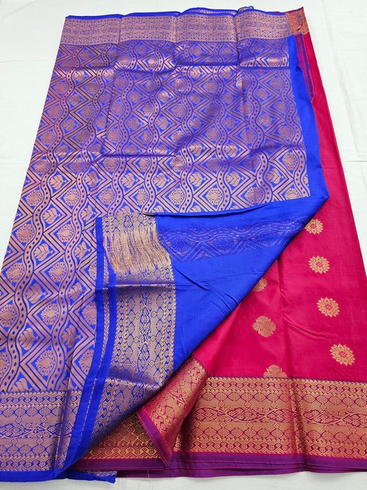 Kanchipuram Blended Trendy Fancy Silk Saree 159