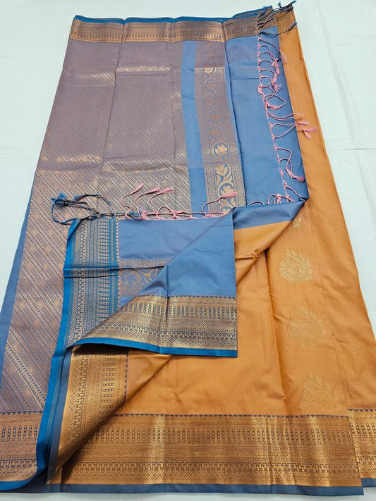 Kanchipuram Blended Trendy Fancy Silk Saree 162