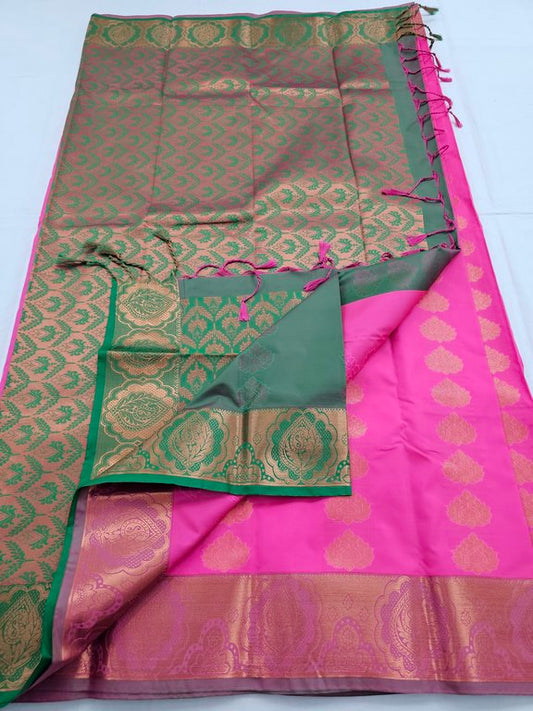 Kanchipuram Blended Trendy Fancy Silk Saree 165