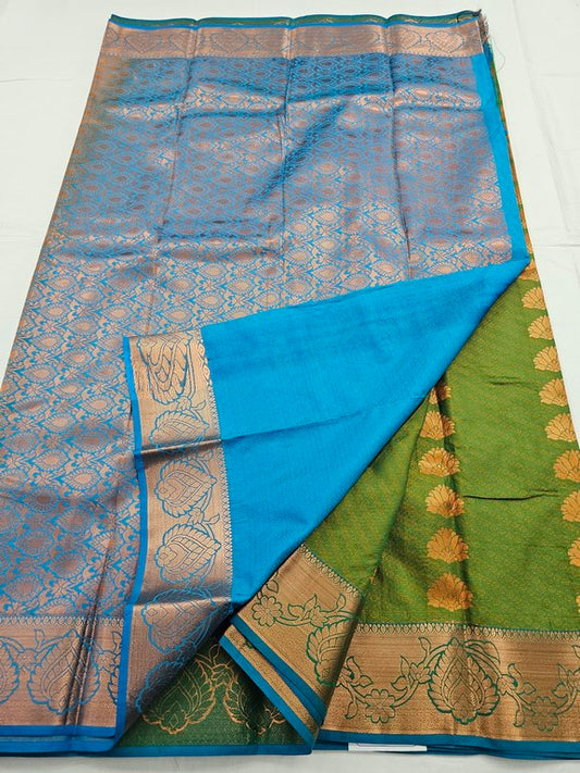 Kanchipuram Blended Trendy Fancy Silk Saree 169