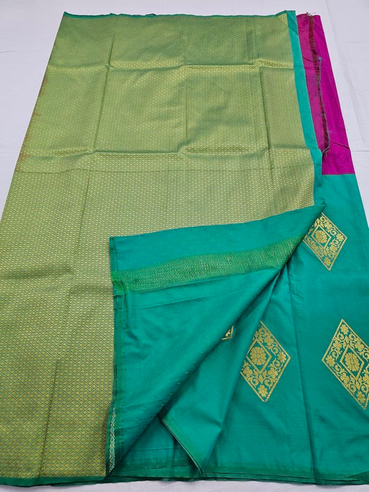 Kanchipuram Blended Trendy Fancy Silk Saree 171