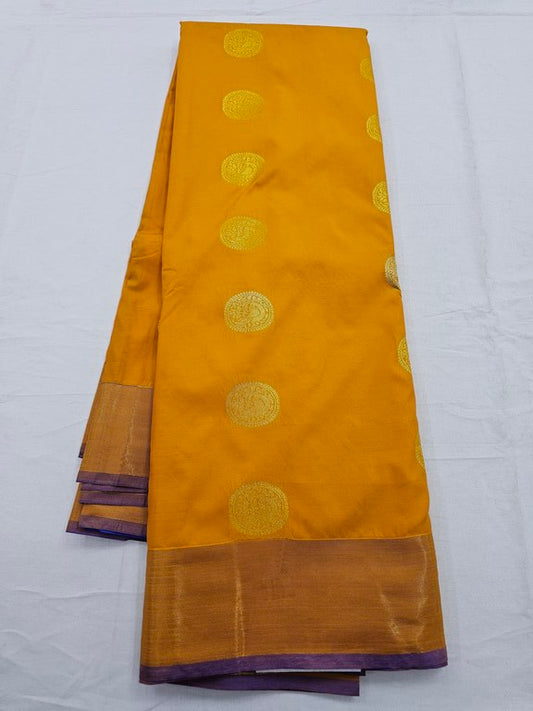 Kanchipuram Blended Trendy Fancy Silk Saree 173