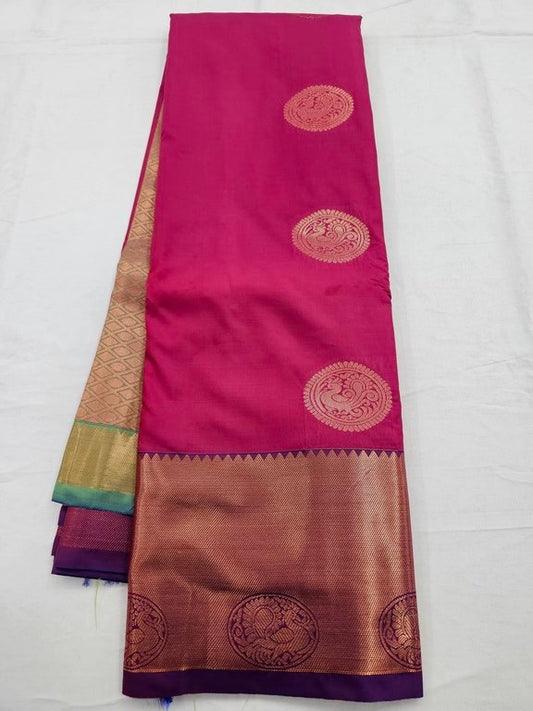 Kanchipuram Blended Trendy Fancy Silk Saree 174