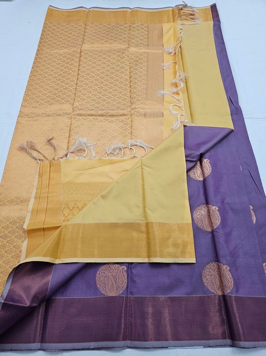 Kanchipuram Blended Trendy Fancy Silk Saree 178