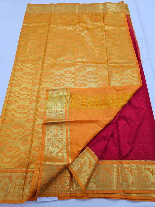 Kanchipuram Blended Trendy Fancy Silk Saree 179