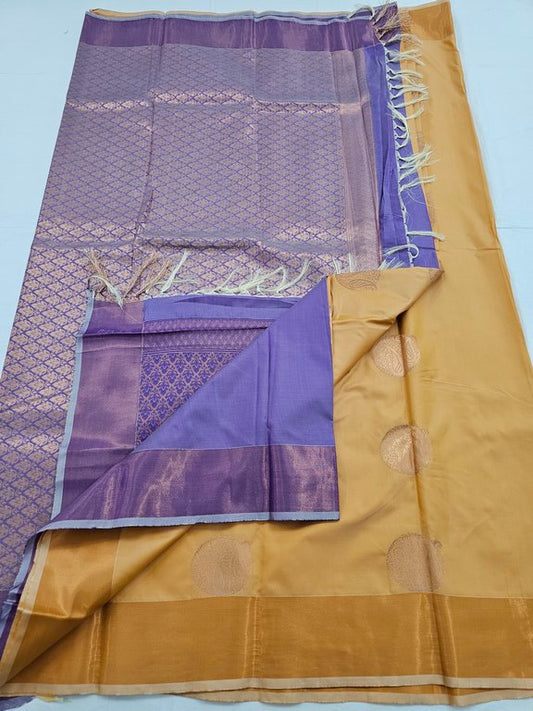 Kanchipuram Blended Trendy Fancy Silk Saree 190