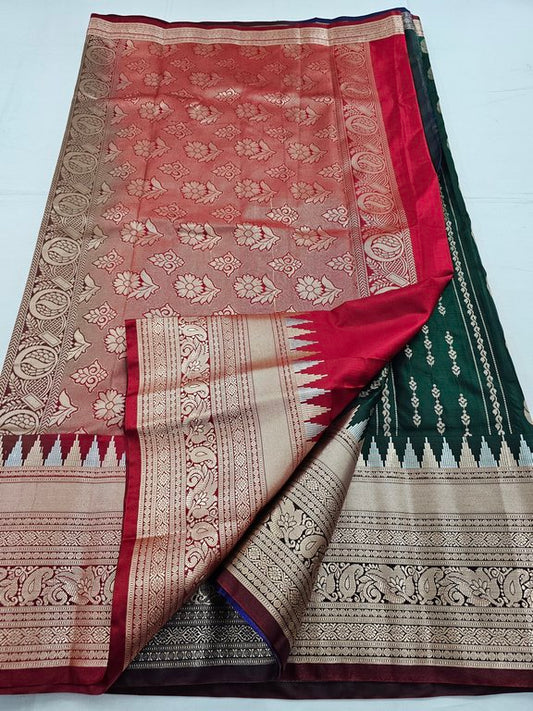 Kanchipuram Blended Trendy Fancy Silk Saree 195