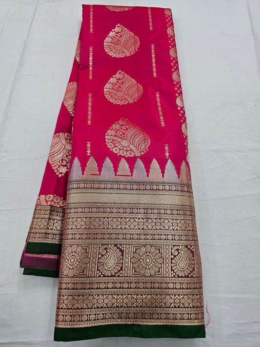 Kanchipuram Blended Trendy Fancy Silk Saree 197