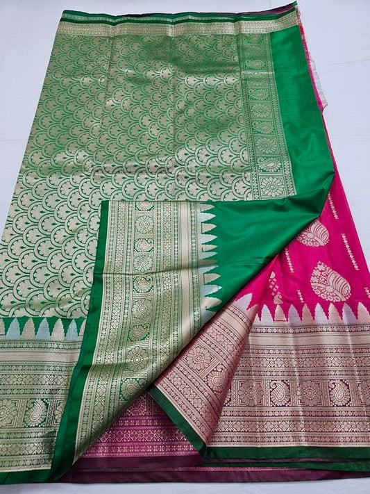 Kanchipuram Blended Trendy Fancy Silk Saree 197